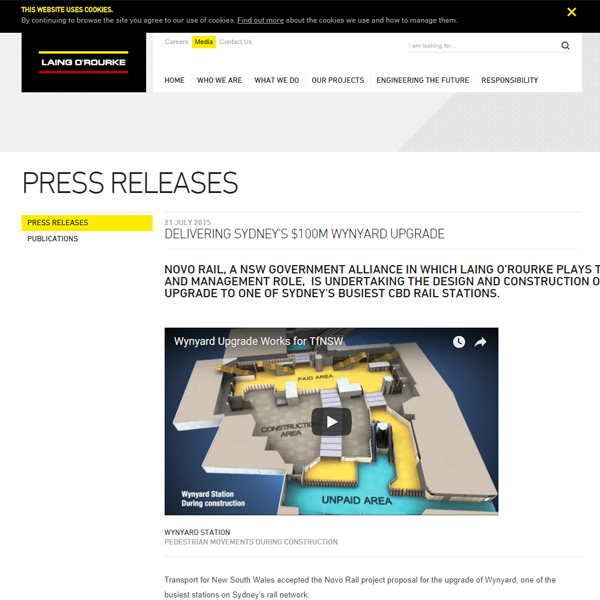 Wynyard Station Upgrade